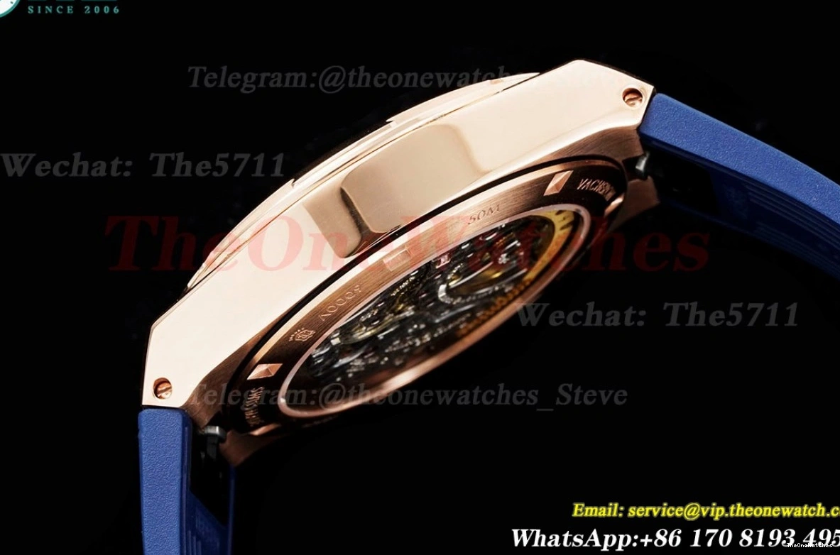 BBR RU Overseas Tourbillon ref Stk 6000V Blue RG 0318